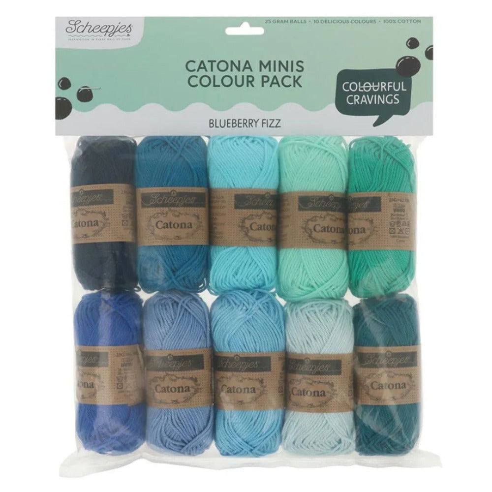 Scheepjes Catona Minis Colour Pack Blueberry Fizz