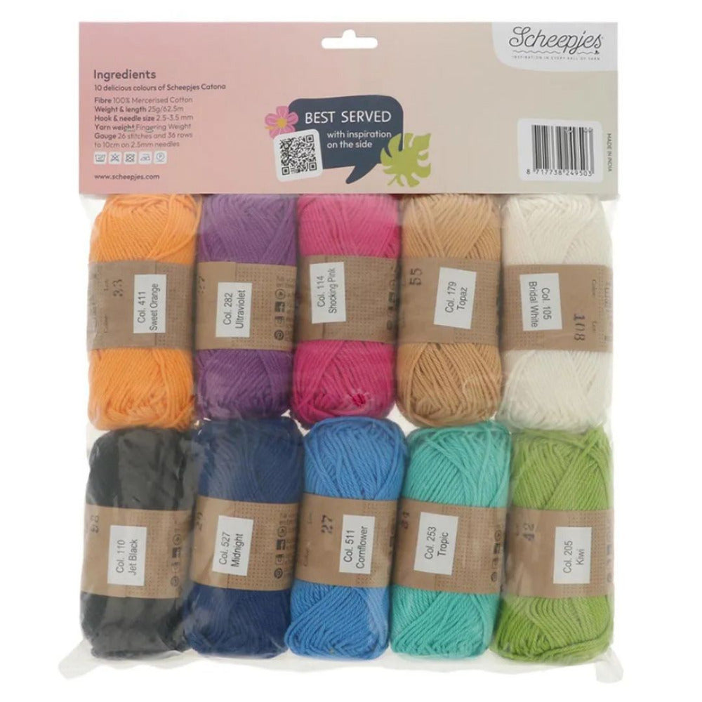 Scheepjes Catona Minis Colour Pack Tropical Cocktail