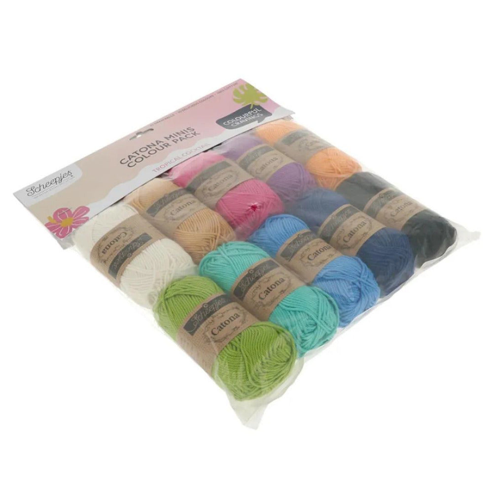 Scheepjes Catona Minis Colour Pack Tropical Cocktail