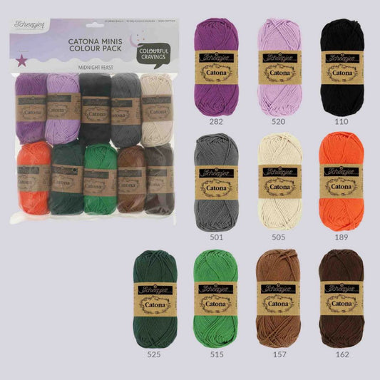 Scheepjes Catona Minis Colour Pack Midnight Feast
