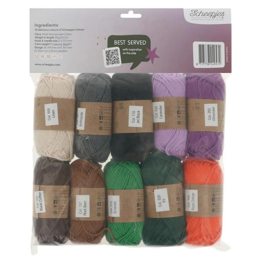 Scheepjes Catona Minis Colour Pack Midnight Feast