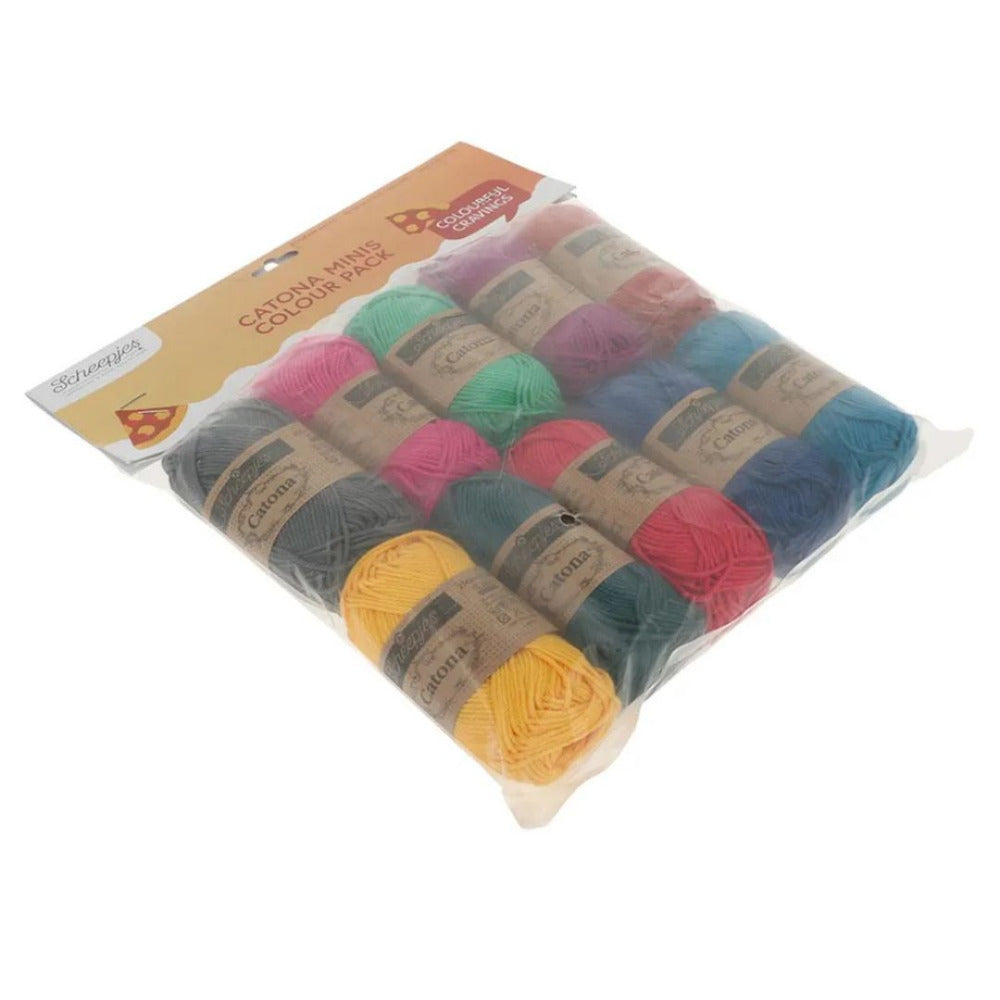 Scheepjes Catona Minis Colour Pack Pizza Pie