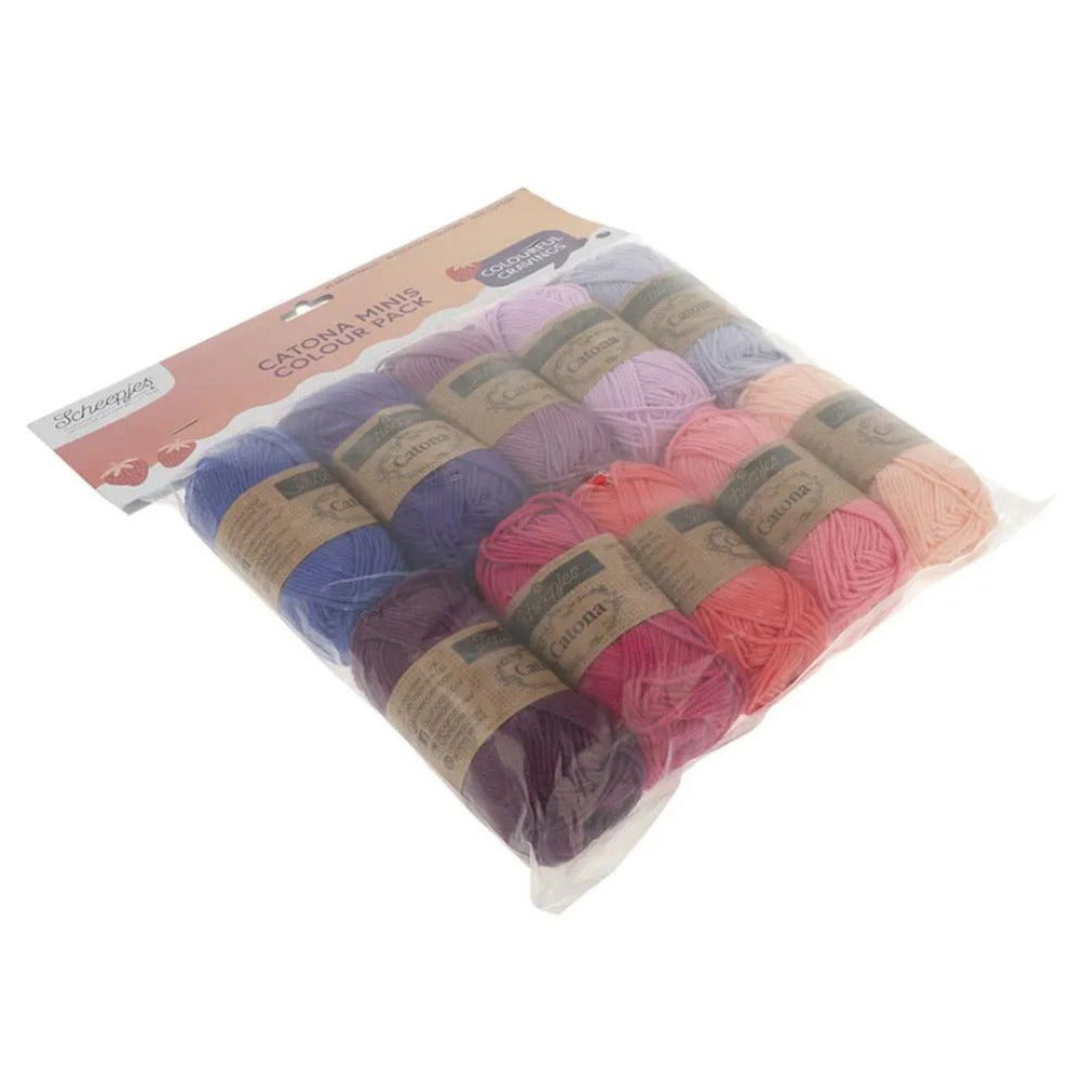 Scheepjes Catona Minis Colour Pack Berry Bliss