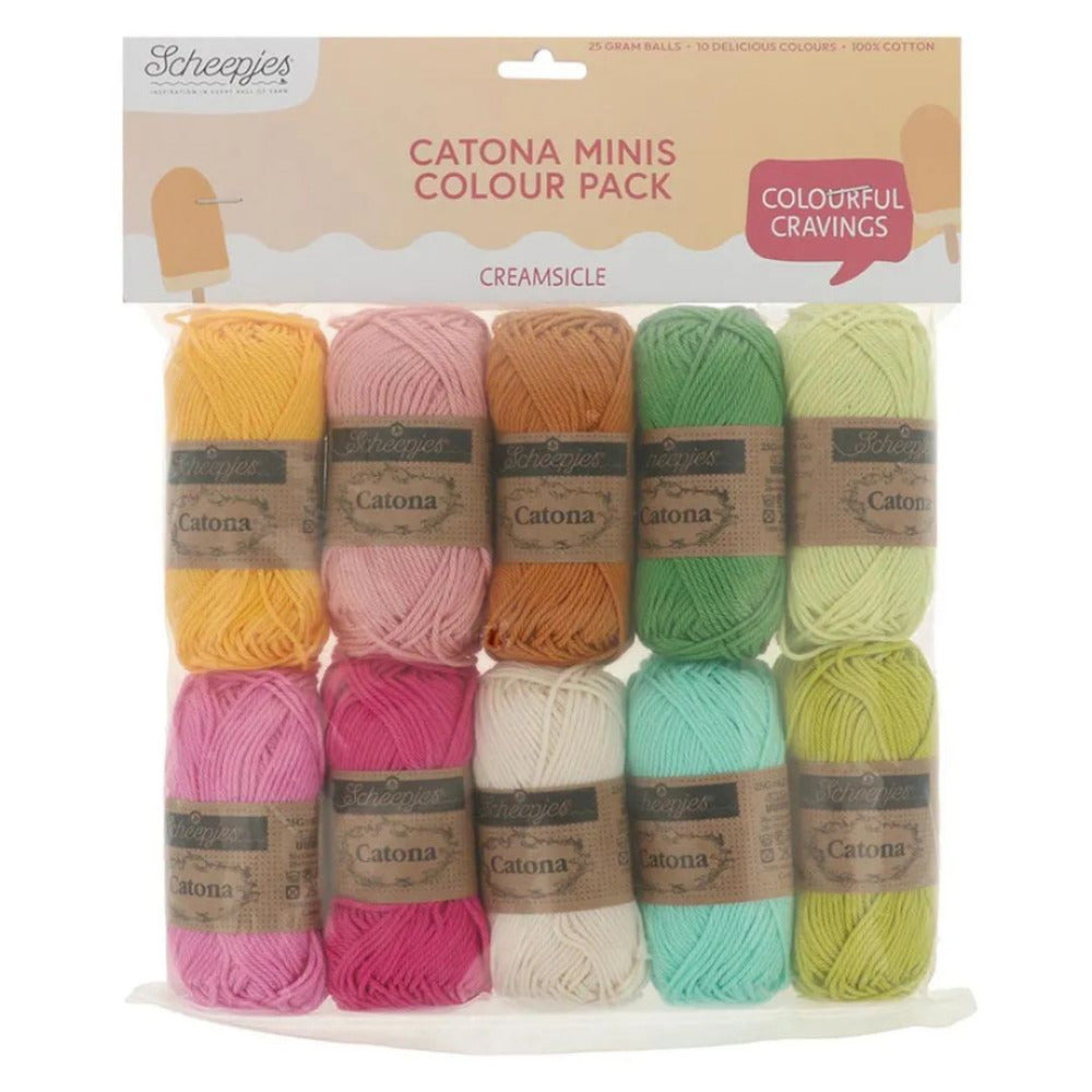 Scheepjes Catona Minis Colour Pack Creamiscle