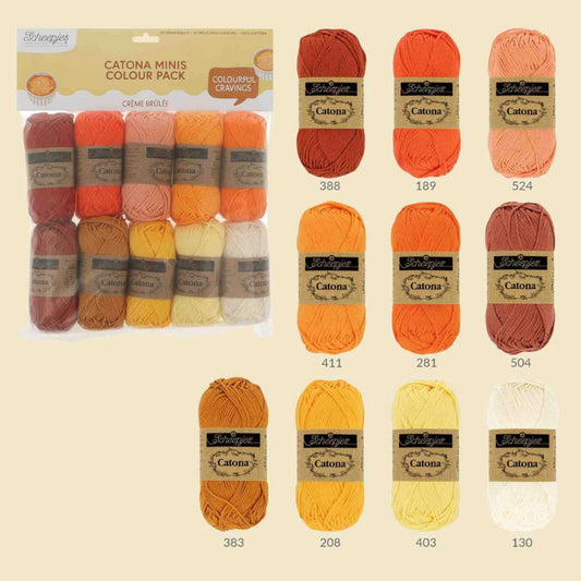 Scheepjes Catona Minis Colour Pack Crème Brûlée