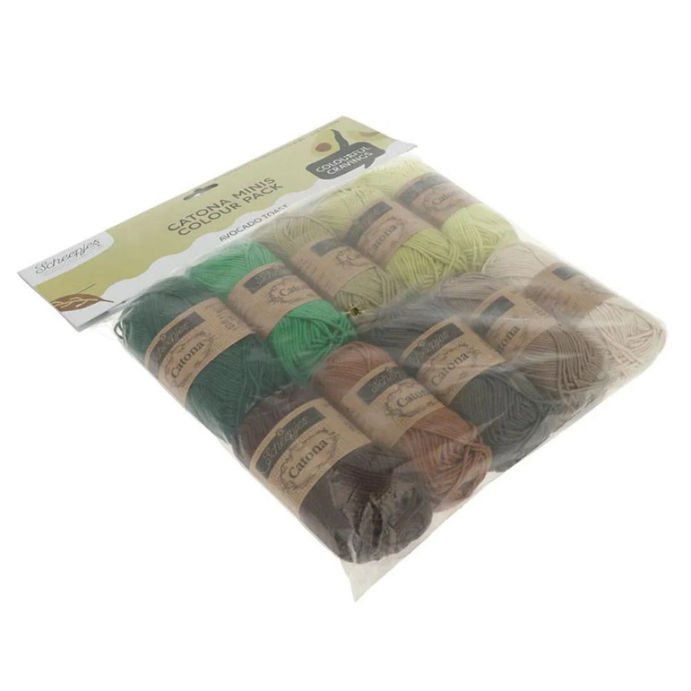 Scheepjes Catona Minis Colour Pack Avocado Toast