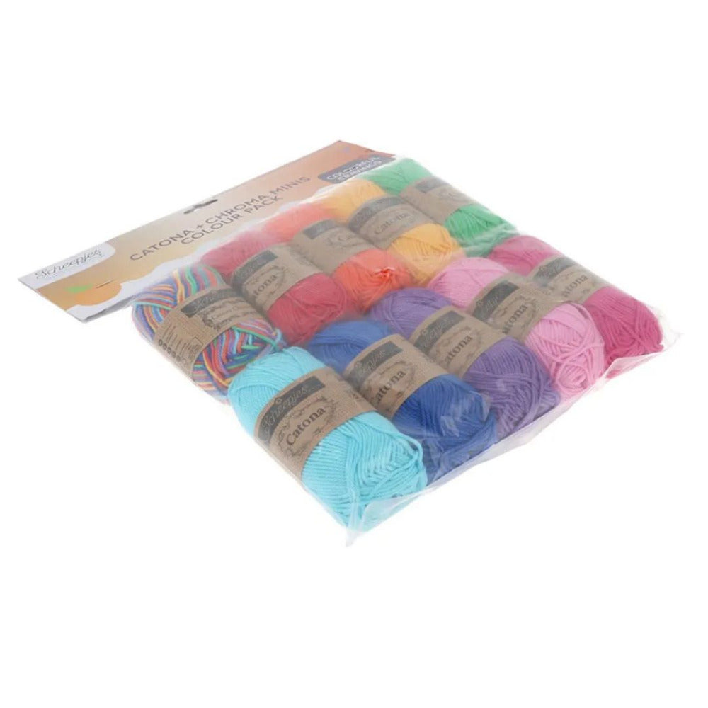 Scheepjes Catona  and Chroma Minis Colour Pack Fruit Platter