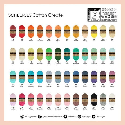 Scheepjes Cotton Create 