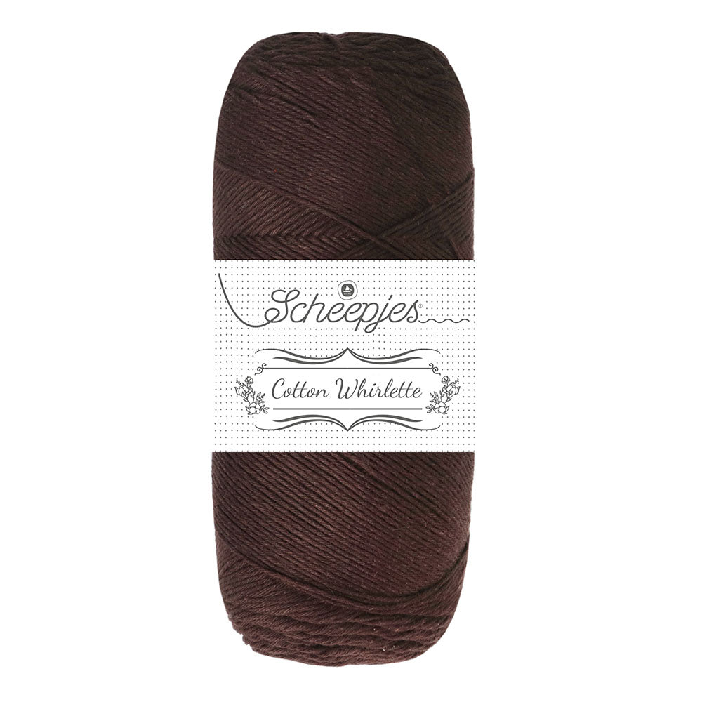 Scheepjes Cotton Whirlette 822 Dark Chocolate