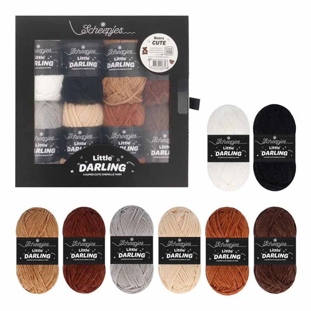 Scheepjes Little Darling Colour Yarn Pack "Beary Cute"