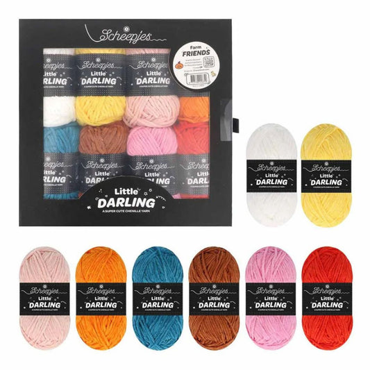 Scheepjes Little Darling Colour yarn Pack "Farm Friends"