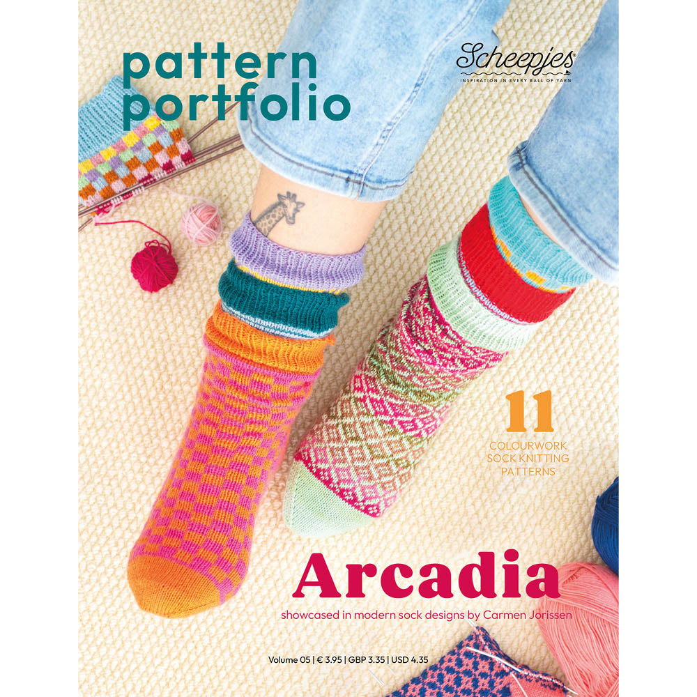 Pattern Portfolio Arcadia Sock Knitting Pattern