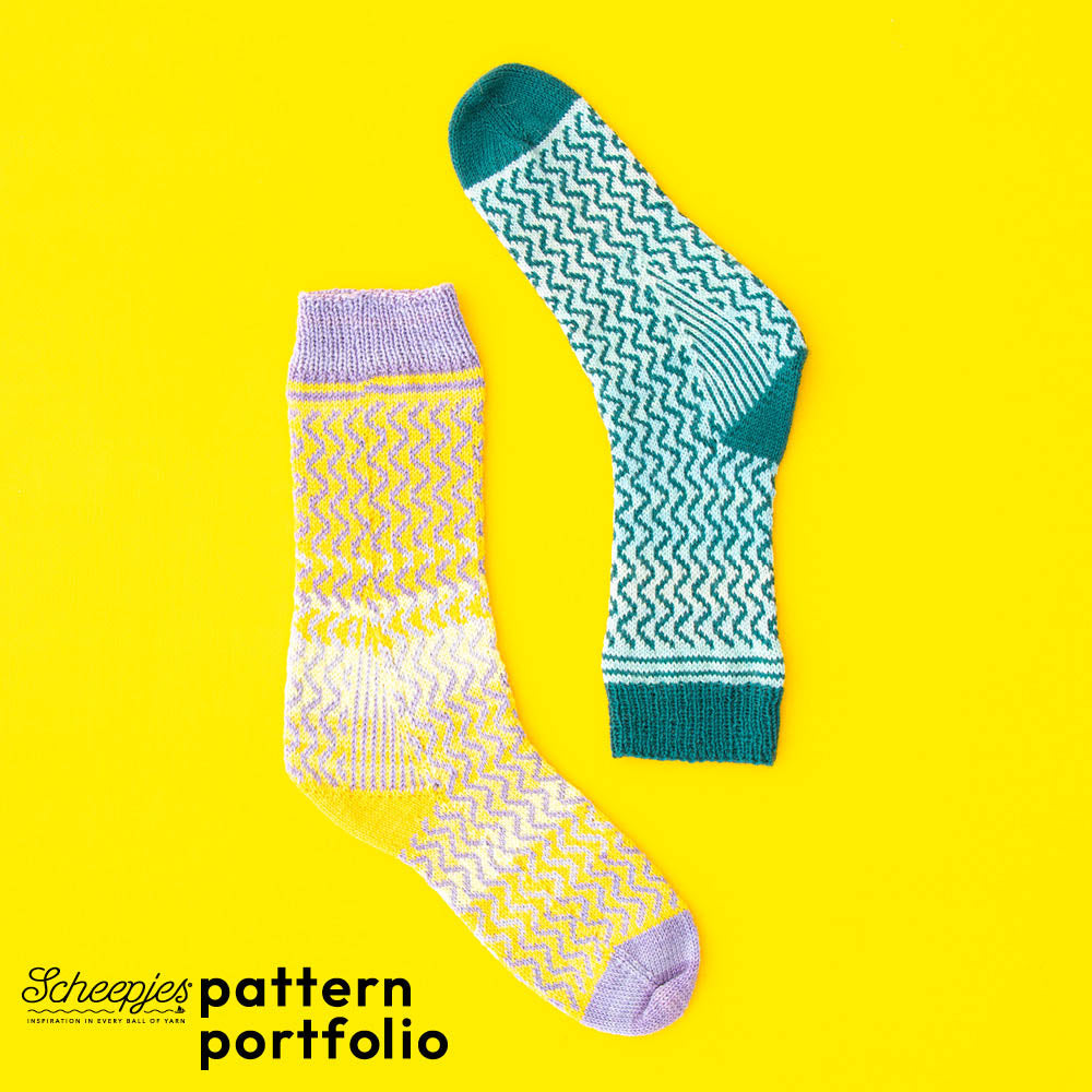 Pattern Portfolio Arcadia Sock Knitting Pattern