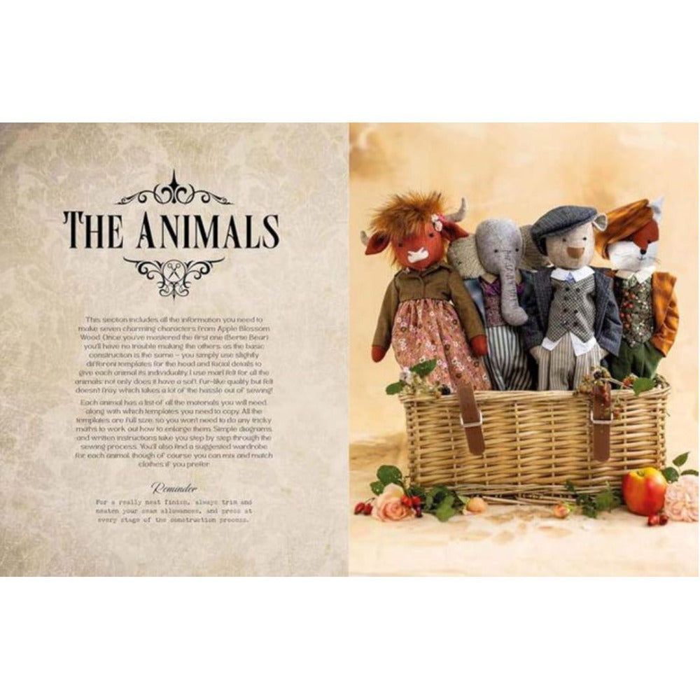 Sew Felt Animals from Apple Blossom Wood A Practical Guide to Sewing Heirloom Animal Dolls and their Clothing
by Claire Bowman
