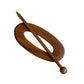 Oval 95mm Oval Timber Shawl Pin