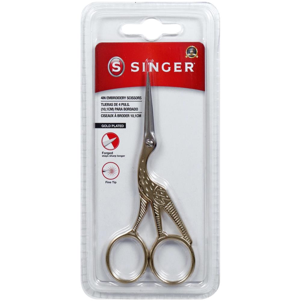 Singer 4.5 inches/11cm Forged Stork Embroidery Scissors