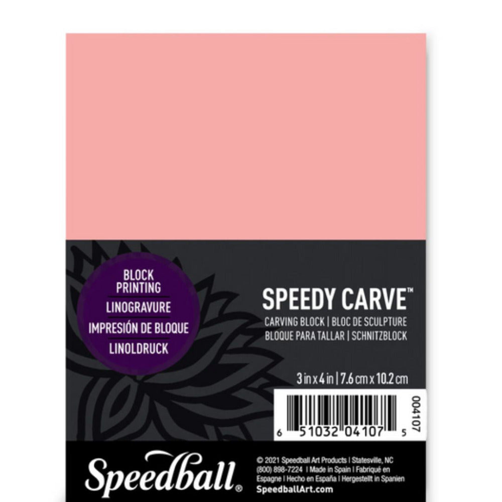 Speedball Speedy - Carve Block 7.6cm x 10.2cm/3in x 4in