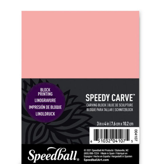 Speedball Speedy - Carve Block 7.6cm x 10.2cm/3in x 4in