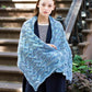 St. Marks Lace Panel Scarf/Shawl, designed by Jacqueline van Dillen, experinced level pattern using Malabrigo Rios.