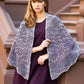 Sterling Place Happy Pi Shawl, designed by Katrin Schubert, intermediate level using Malabrigo Mechita