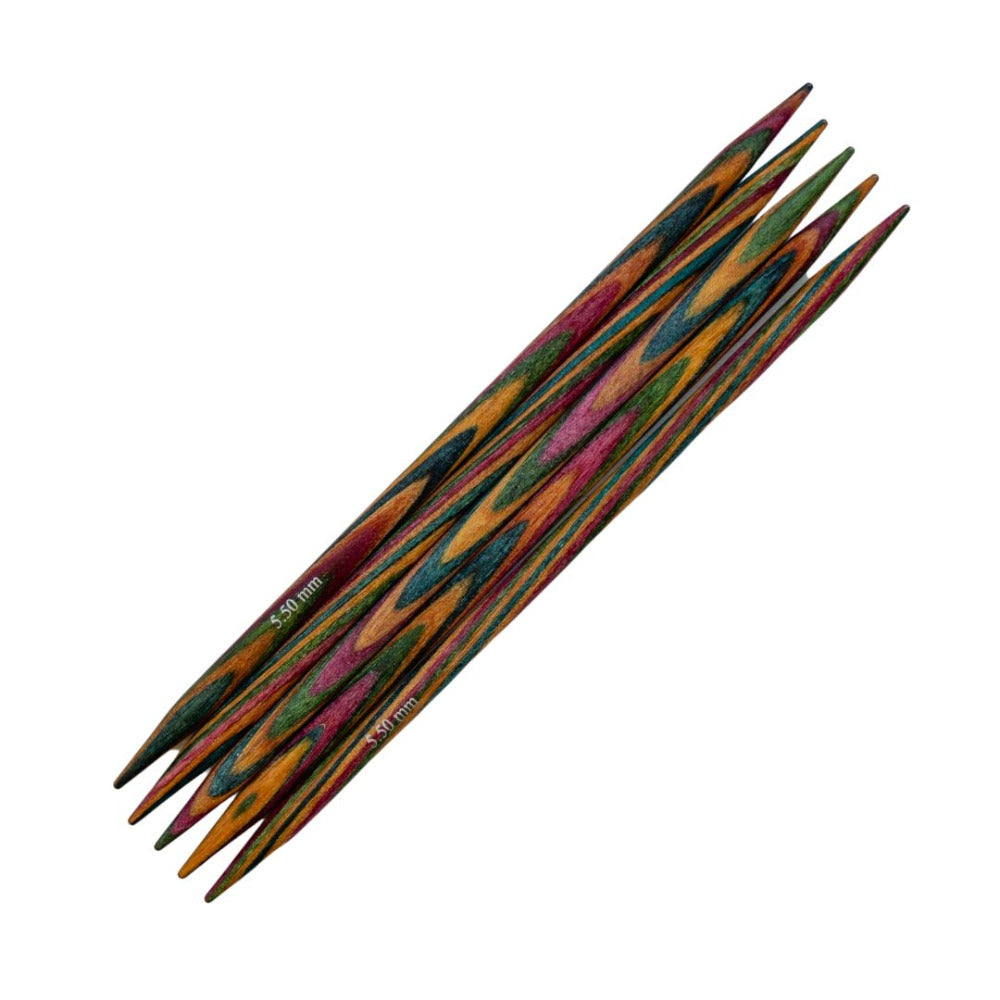 KnitPro Symfonie Double Pointed Knitting Needles 5.50mm/15cm