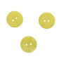 Yellow Round Shell Two Hole Button 20mm front