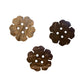 Flower Coconut Shell Four Hole Button 34mm