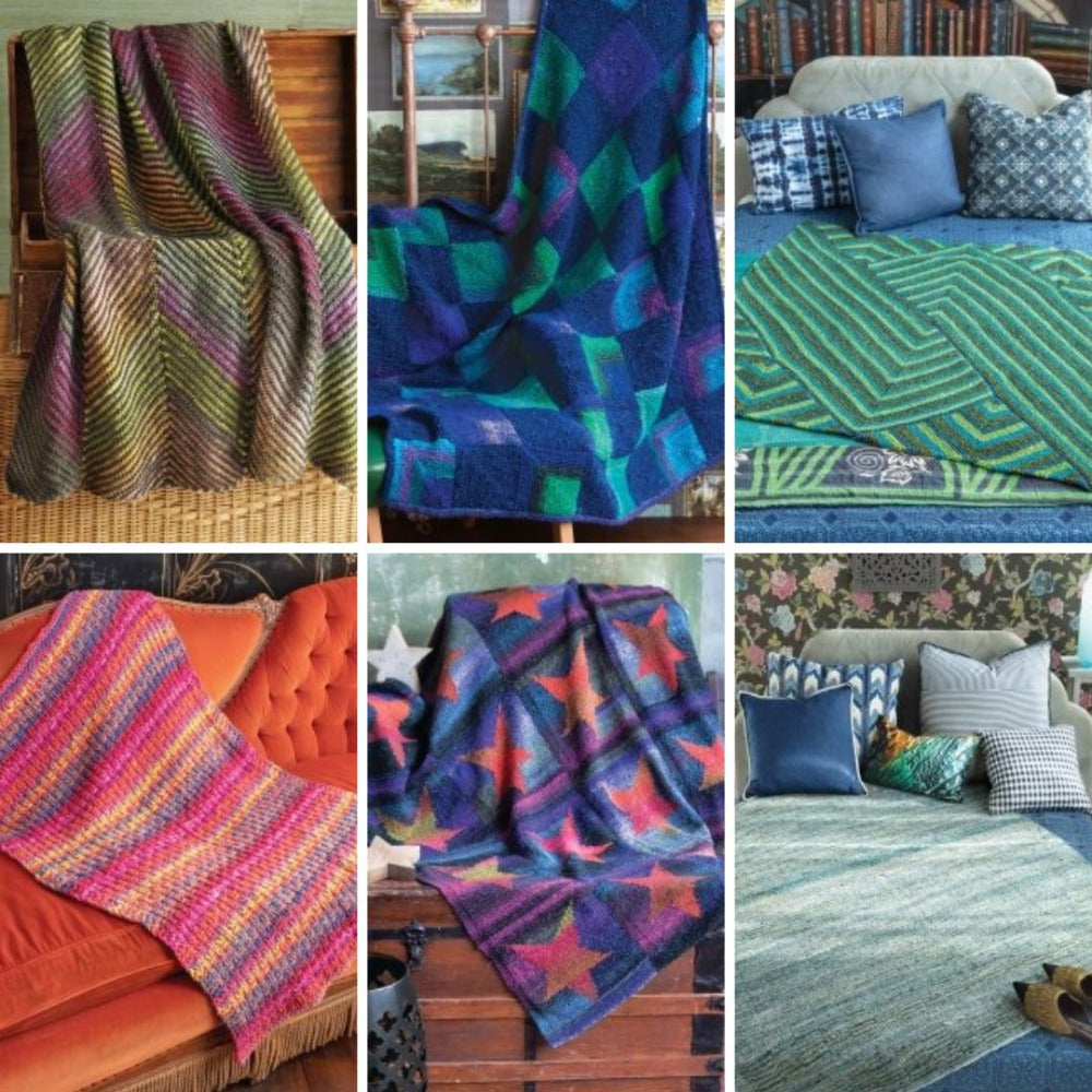 Timeless Noro - Knit Blankets, 25 Colourful & Cosy Throws