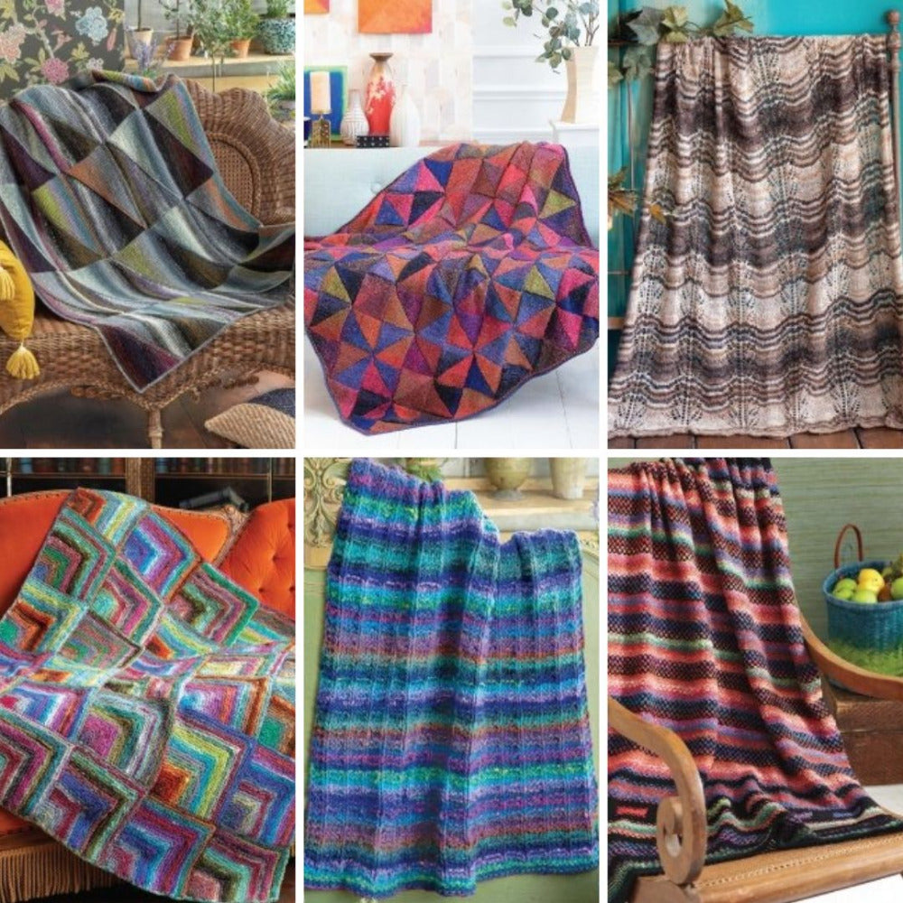 Timeless Noro - Knit Blankets, 25 Colourful & Cosy Throws