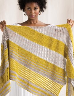 Timeless Noro - Knit Shawls: 25 Unique and Vibrant Designs, Summer Citrus Shawl