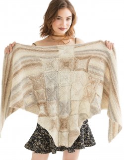 Timeless Noro - Knit Shawls: 25 Unique and Vibrant Designs, Triangle Shawl