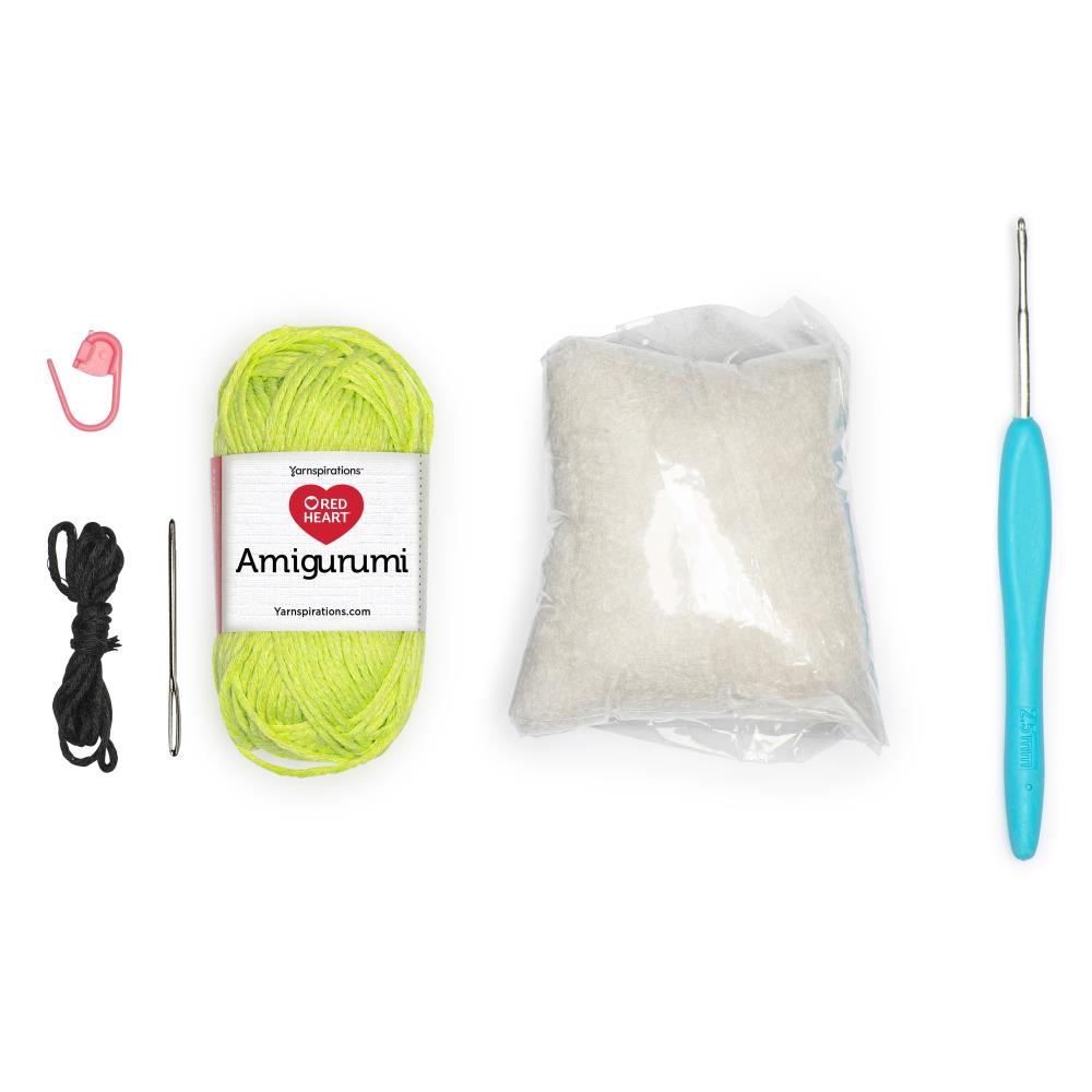 Red Heart "Trevor the Frog" Amigurumi Crochet Kit
