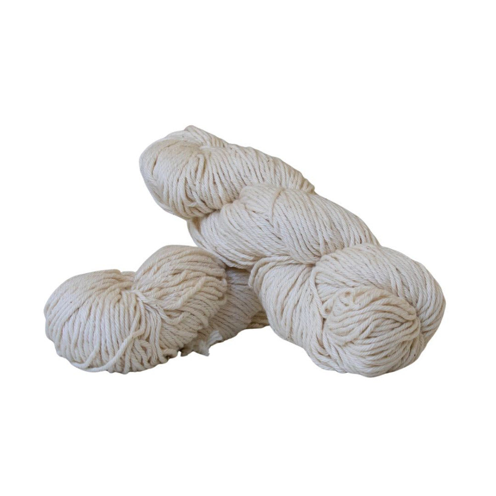 Undyed Natural Cotton Light Worsted