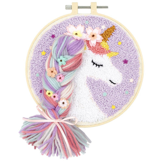 Unicorn Punch Needle Embroidery Kit