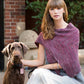 Warren Sharp Point Shawl, designed by Christopher Salas, intermediate level, using Malabrigo Sock