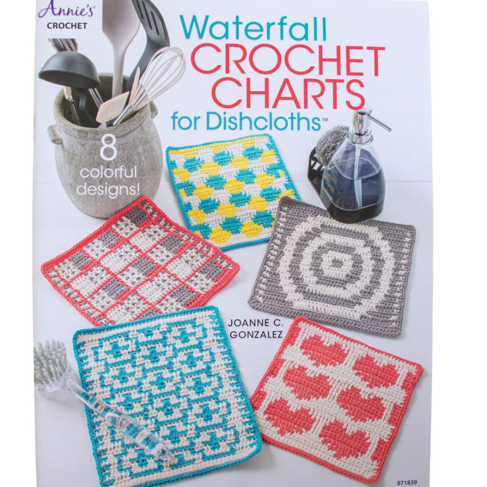 Annie's Crochet Waterfall Crochet Charts for Dishcloths