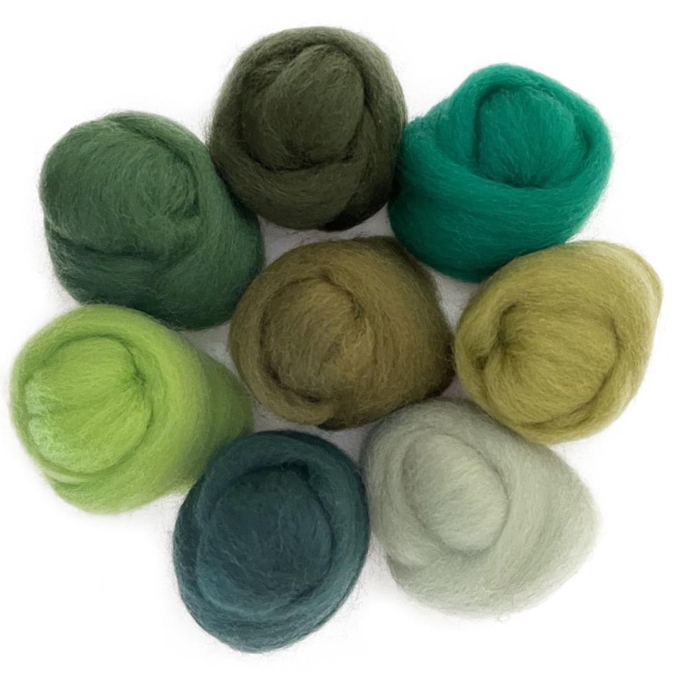 Wistyria Editions Wool Roving 8/Pk