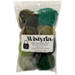 Wistyria Editions Wool Roving 8/Pk Jungle