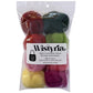 Wistyria Editions Wool Roving 8/Pk Zinnias