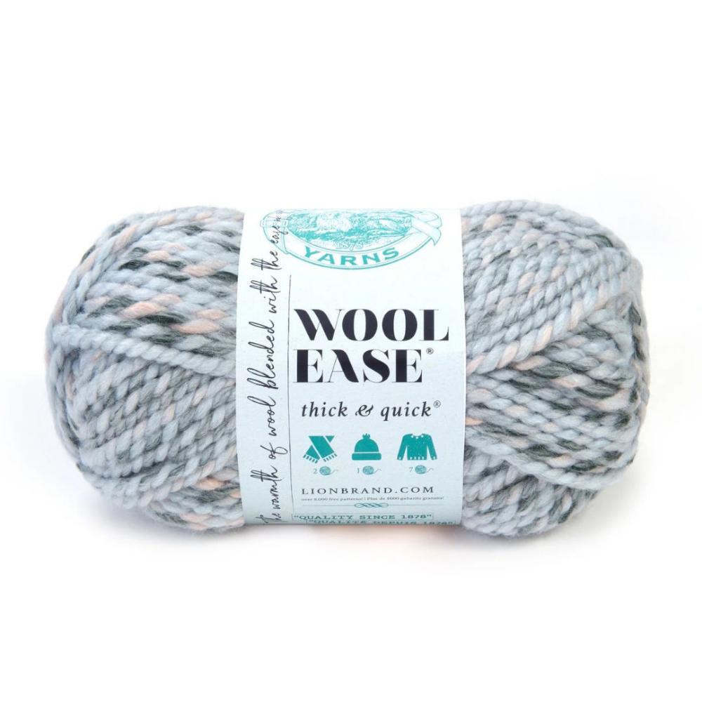Lion Brand Wool Ease Thick & Quick Arctic Ice 548 – thekraftymobile
