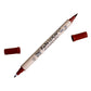 ZIG Fabricolor Twin Fabric Marker - Brown