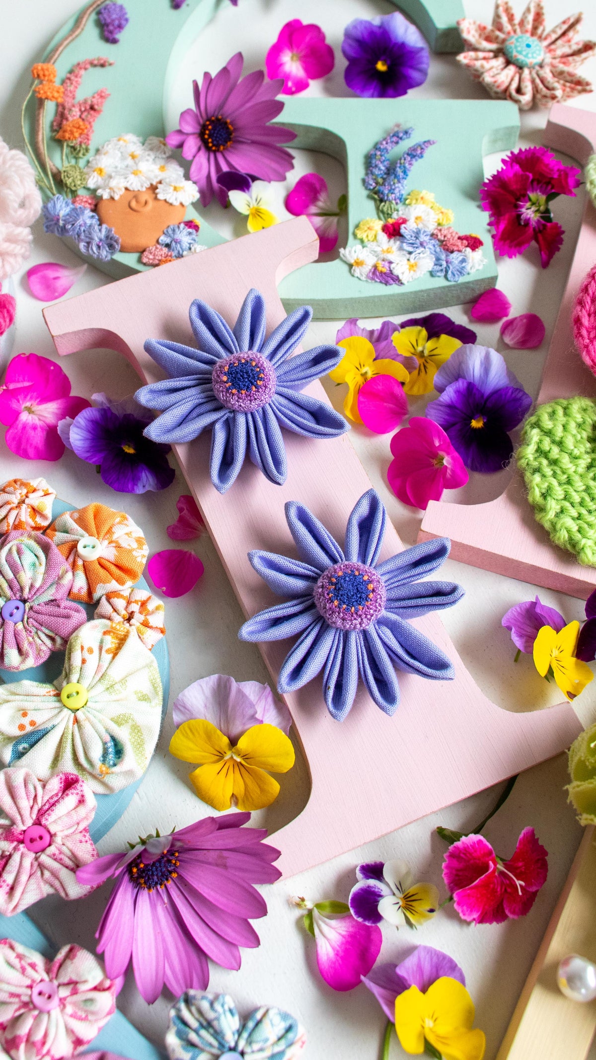  Clover Kanzashi Flower Maker 8485