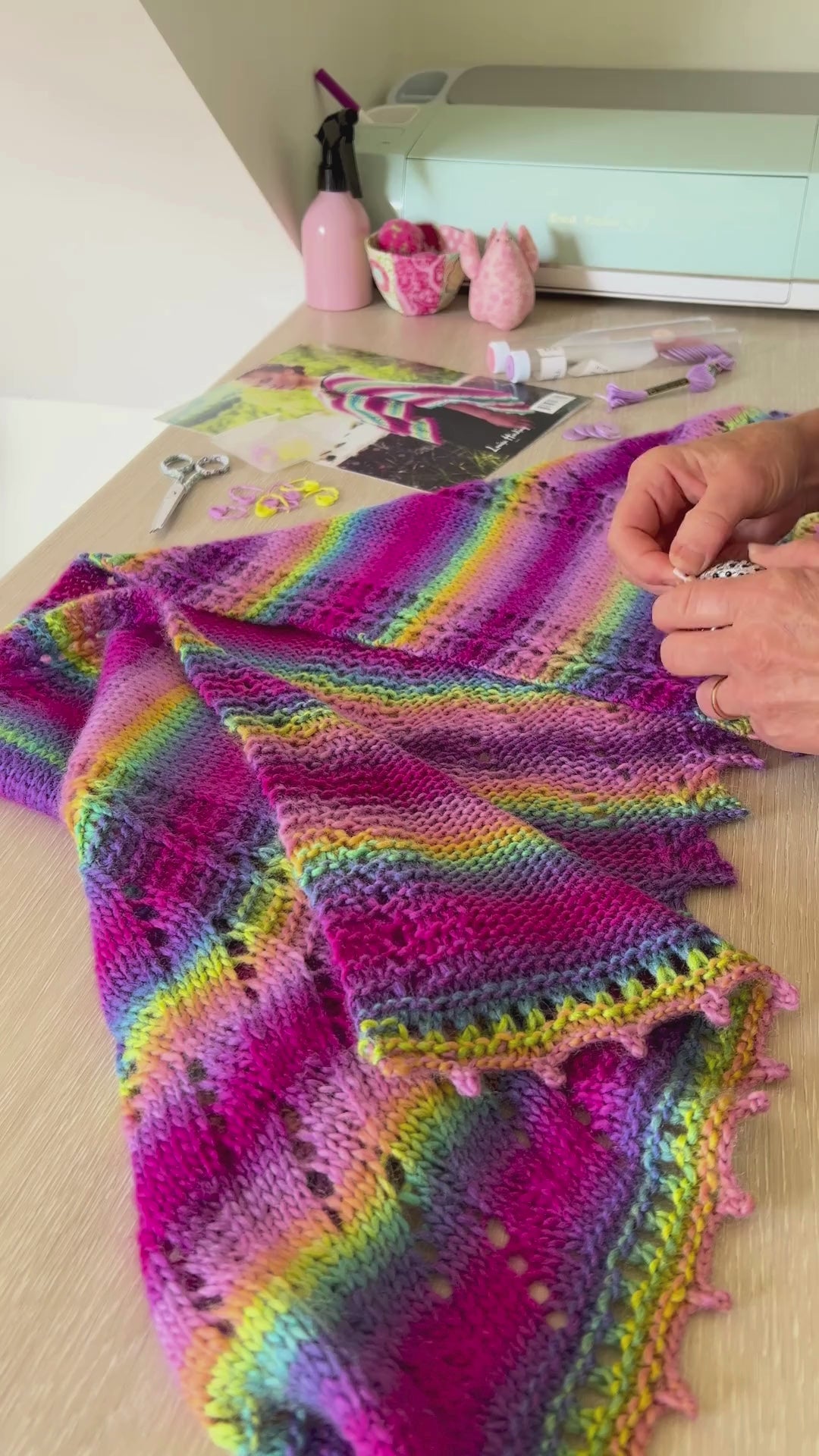 Louisa Harding Keiko Shawl featuring Louisa Harding Amitol Grande 12 Ply