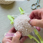 Make a sweet Easter Rabbit using Clover's 65mm and 85mm Pom Pom Makers!