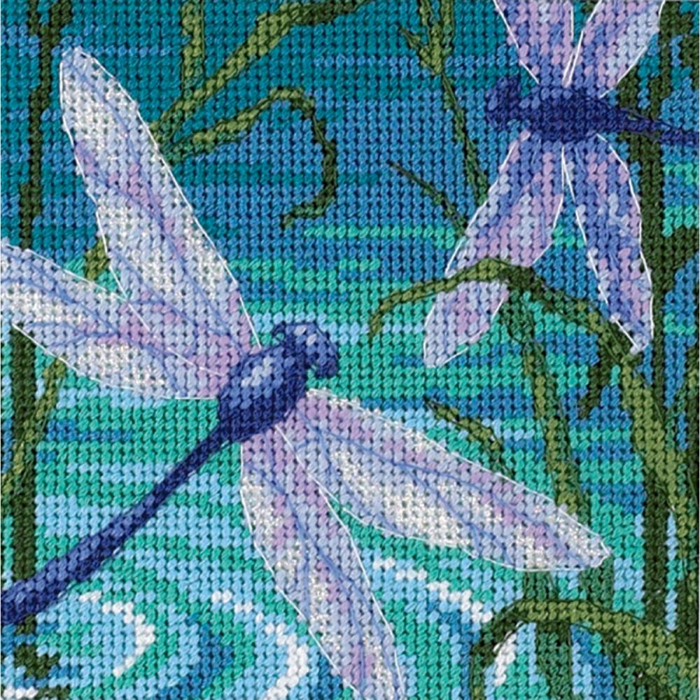 7208 Dimensions Dragonfly Pair Needlepoint Kit
