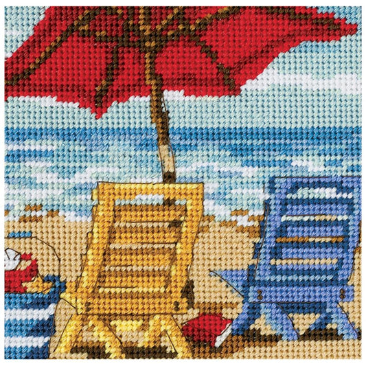 7223 Dimensions Beach Chair Duo Needlepoint Kit