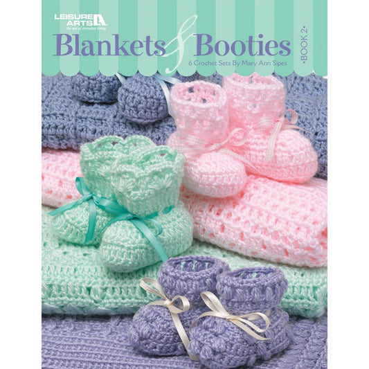 Leisure Art Blankets & Booties Book 2