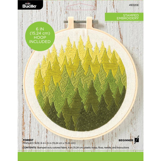 49320E Bucilla Forest Embroidery Kit