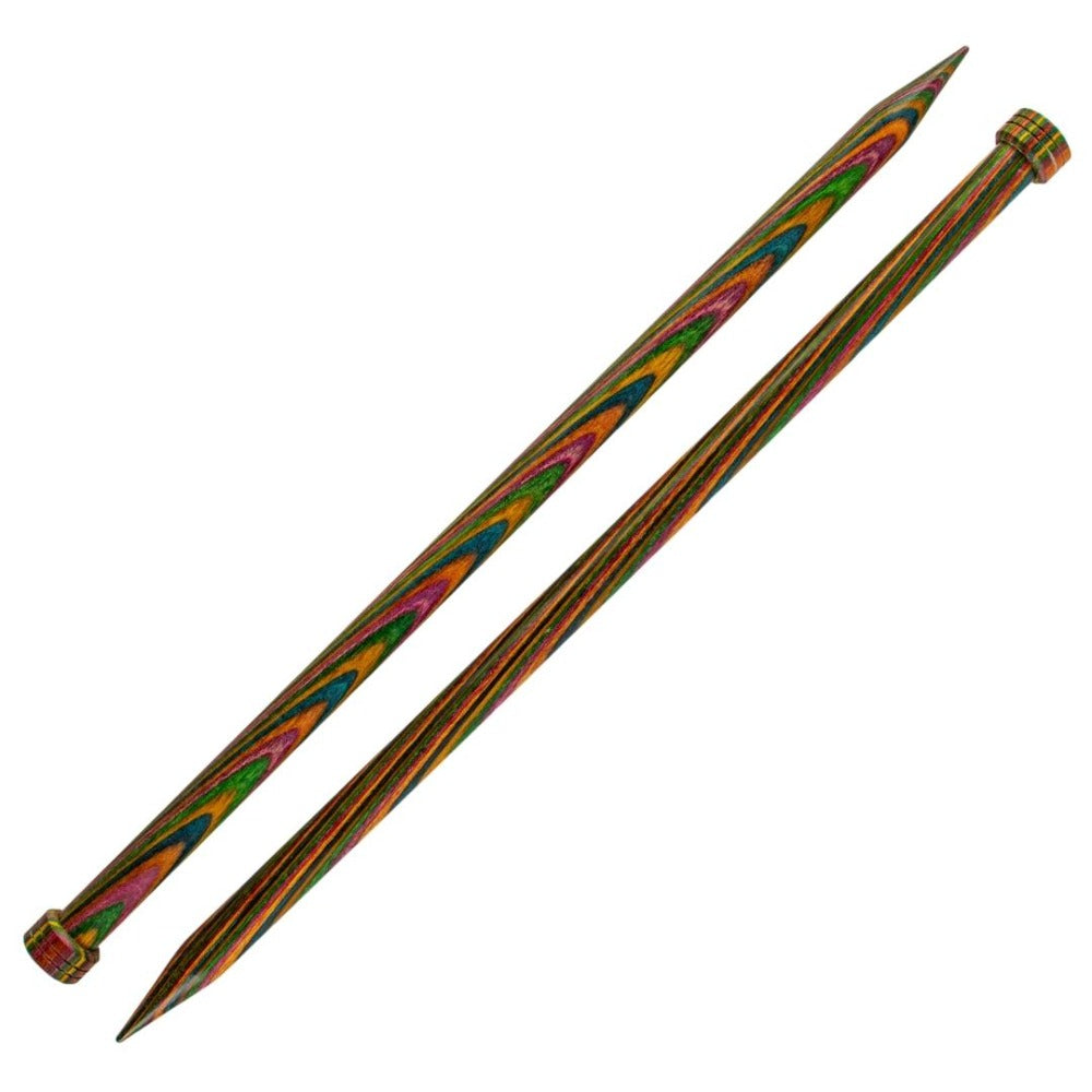 KnitPro Symfonie Single Point Straight Knitting Needles 12mm/30cm