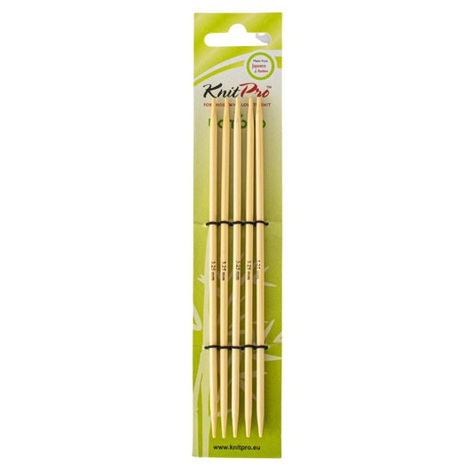 KnitPro Bamboo Double Pointed Knitting Needles 3.25mm/15cm